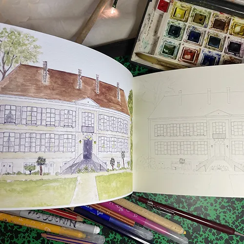 carnet de coloriage châteaux du berry
