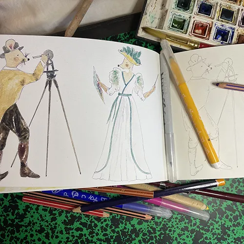 carnet de coloriage châteaux du berry