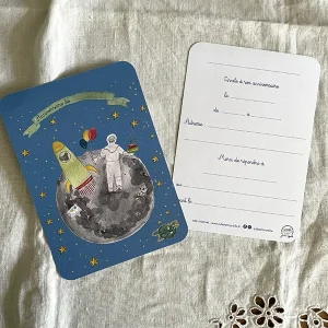 carte d'invitation espace